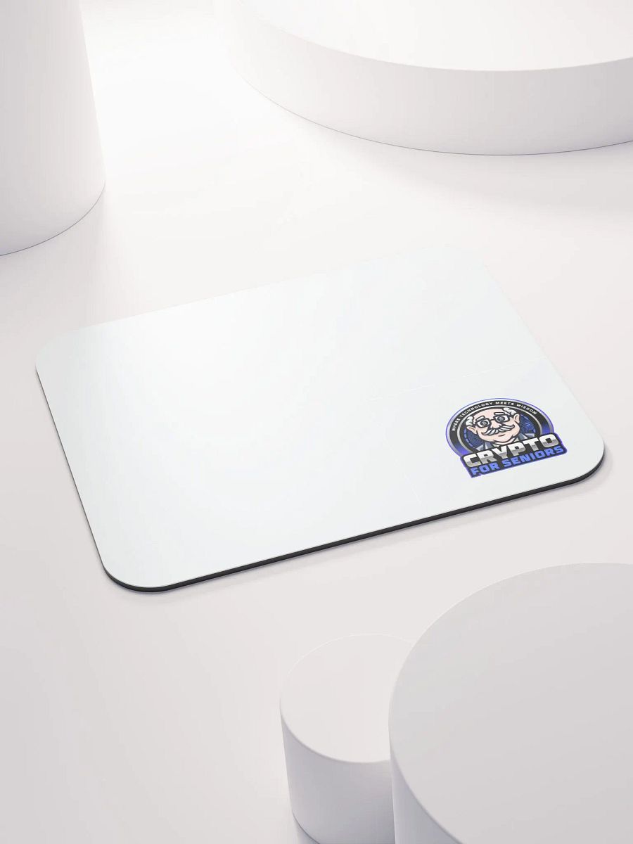 Crypto For Seniors Logo Mouse Pad (New 3D Logo) product image (4)
