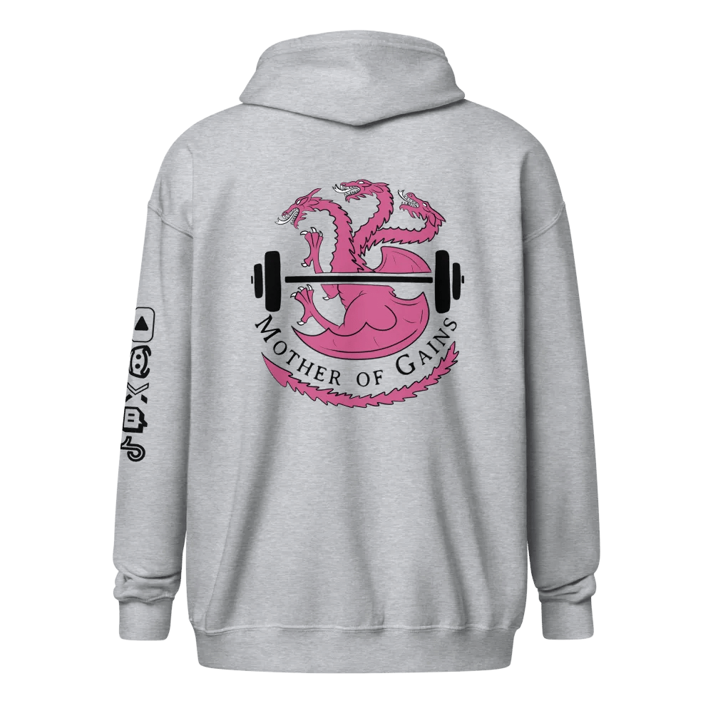 Mother of Gains Zip Up Hoodie product image (3)