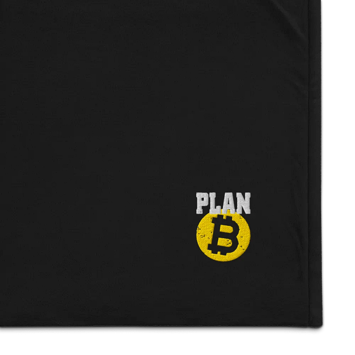 Bitcoin Symbol Premium Sherpa Blanket product image (1)