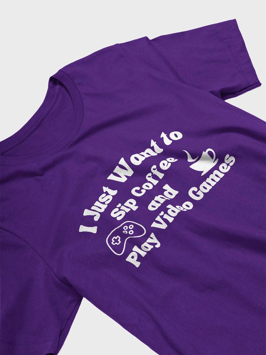 Coffee and Video Games Super Soft Tee product image (3)