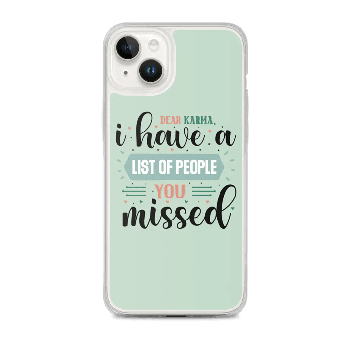 Karmic Connections iPhone® Clear Case product image (1)
