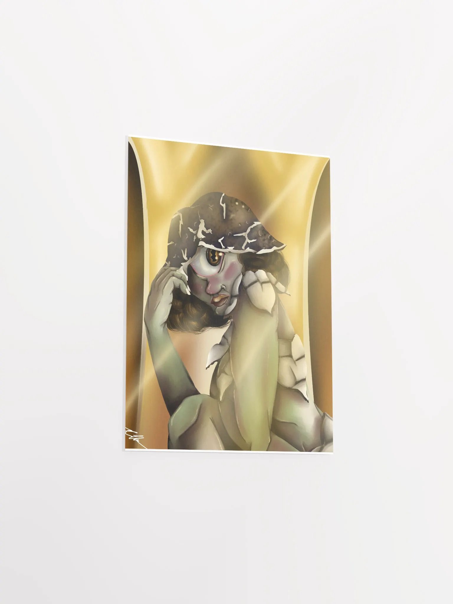 Collared Earthstar Fungirl Print product image (8)