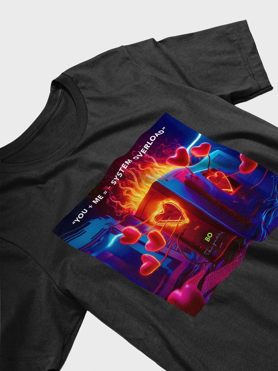 Math Equation Unisex Heavy Cotton Tee, Funny Couple Shirt, System Overload Gift, Math Lover Tee, Graphic Tee, Gift for Him Her product image (3)