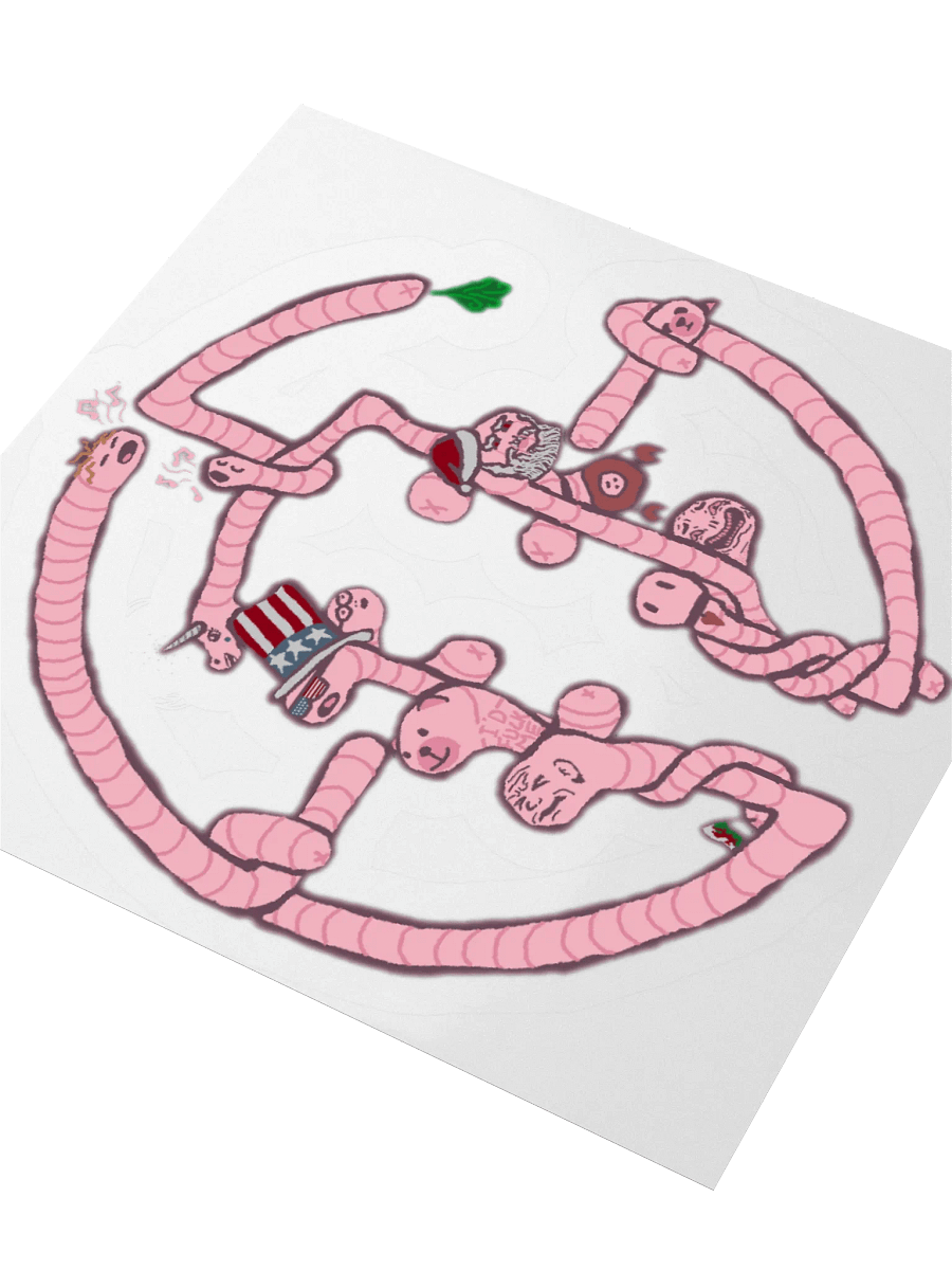 Worm Theme Sticker product image (9)