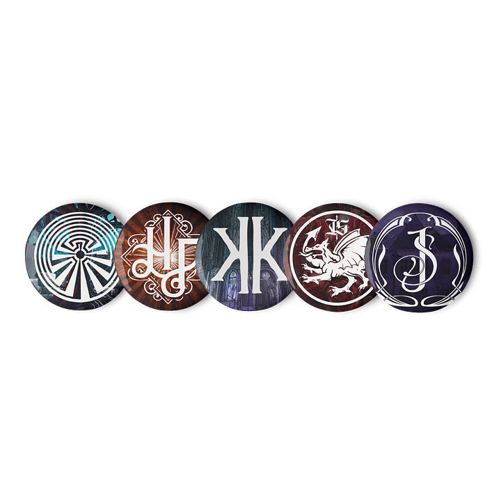 Logo Pin Buttons: Set 1 product image (1)