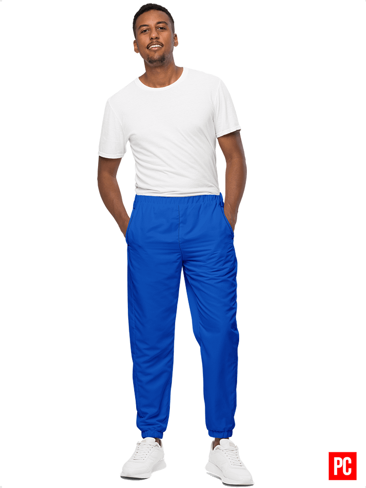 Plain Color Absolute Blue Track Pants product image (1)