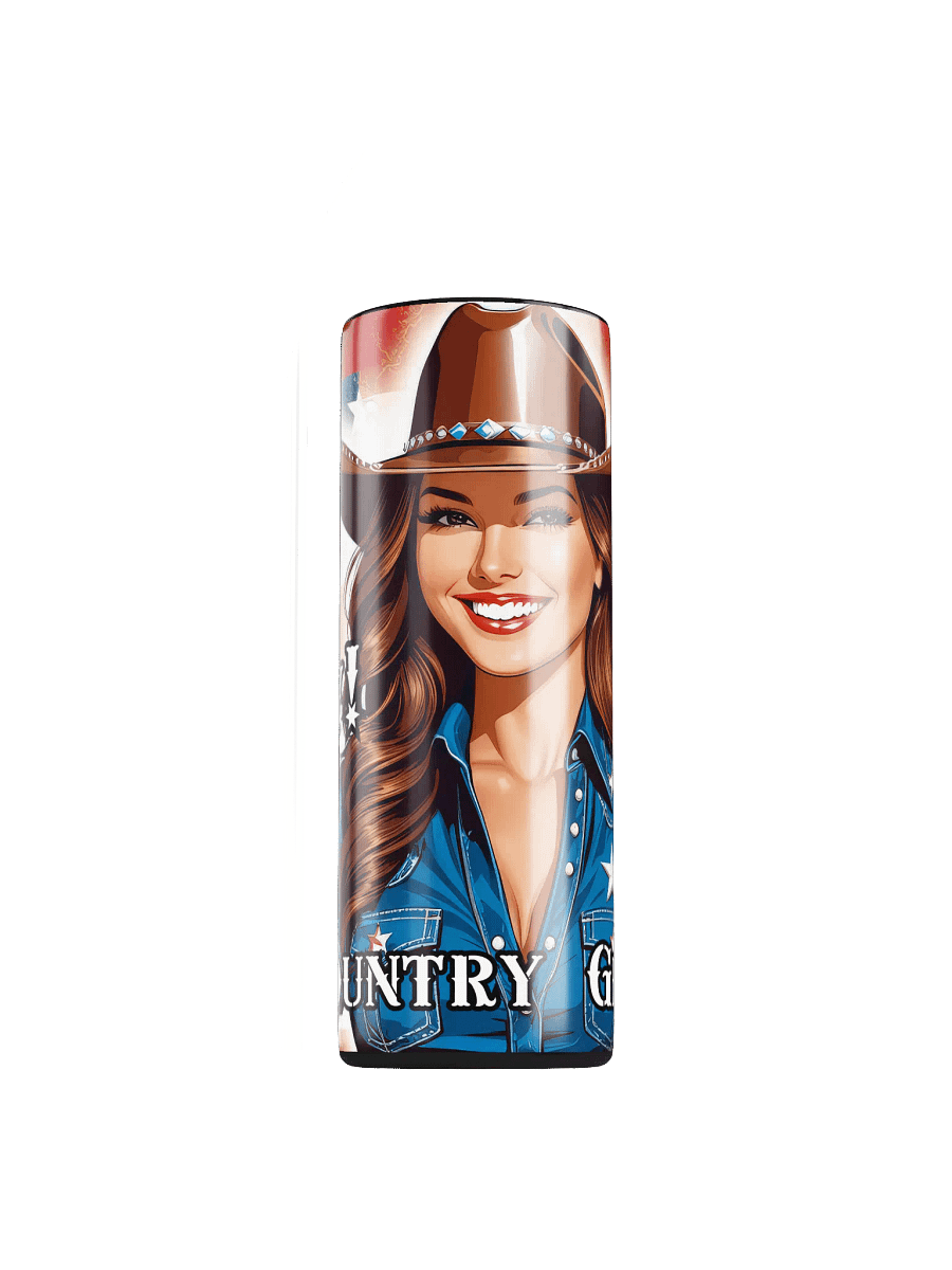 Country Girl 20 oz Skinny Stainless Steel Tumbler product image (1)