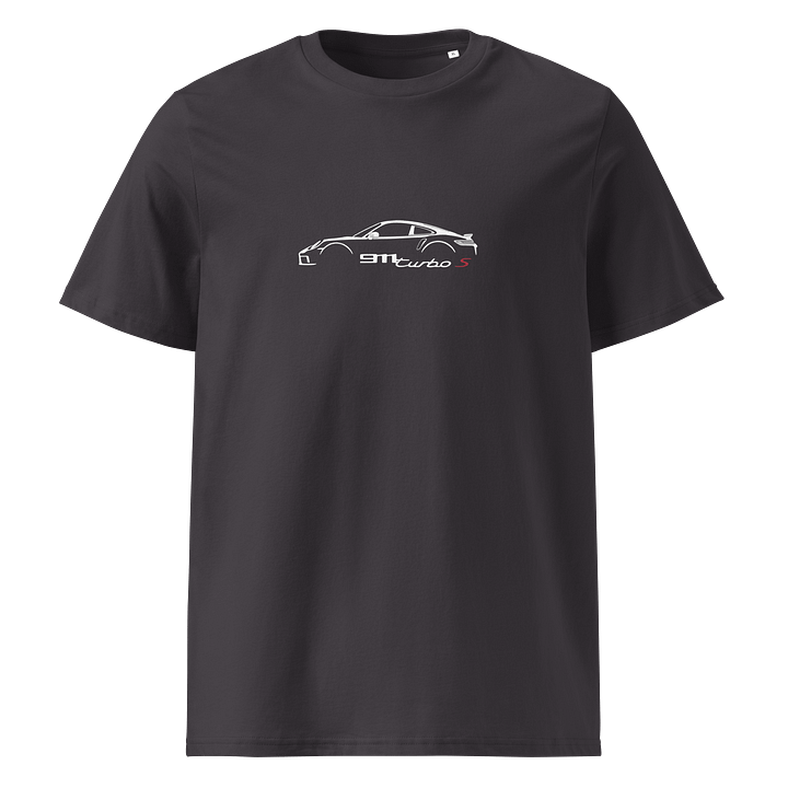 Man T-Shirt Unisex Organic Ribbed Neck Shirt Porsche Graphic product image (1)