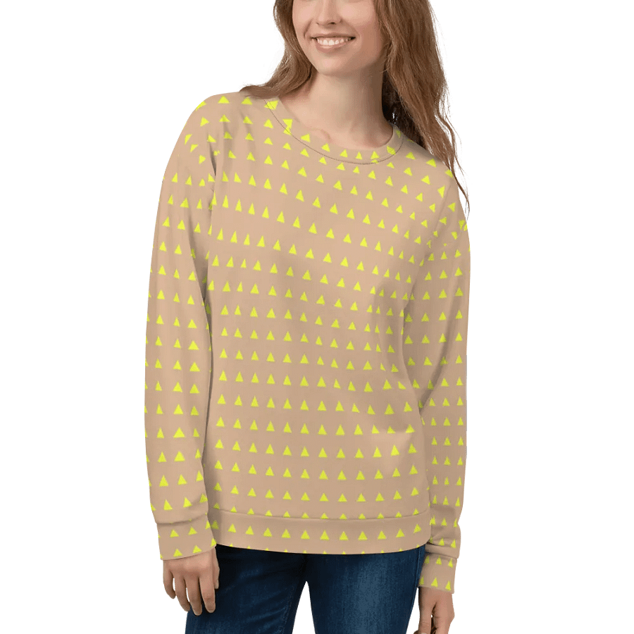 Neon Triangles Yellow Sweatshirt product image (10)