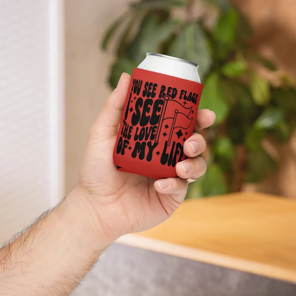 LOML (Red Flags) Koozie product image (5)