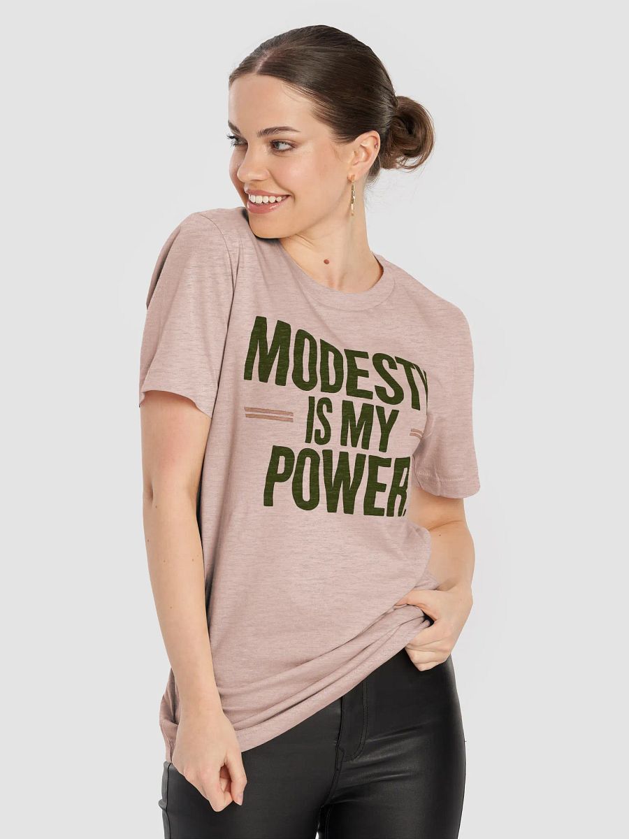Modesty Power Tee, Empowering Gift, Bold Statement Shirt product image (4)