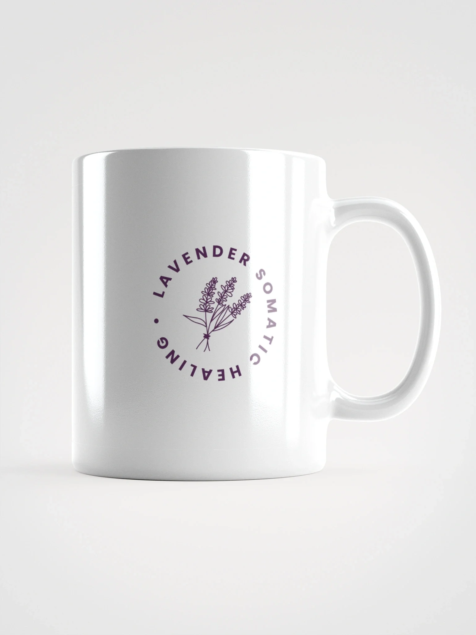 Lavender Somatic Healing Logo Mug product image (2)