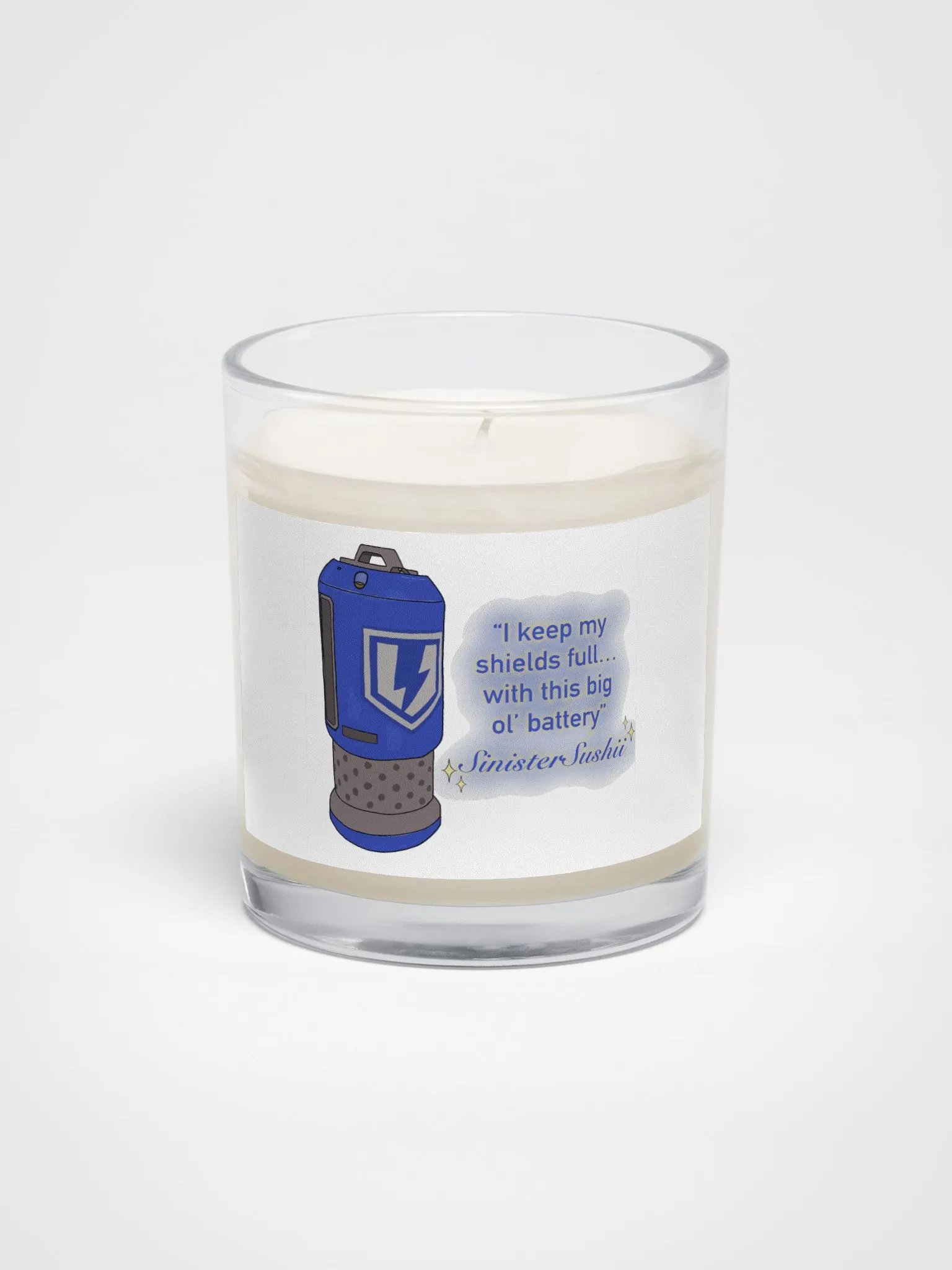 SinisterSushii Big ol' Battery Candle product image (1)
