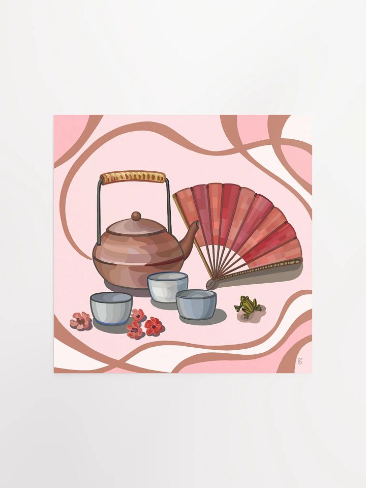 Tranquil Teatime Delight Poster - Coffee Shop No. 8 product image (1)