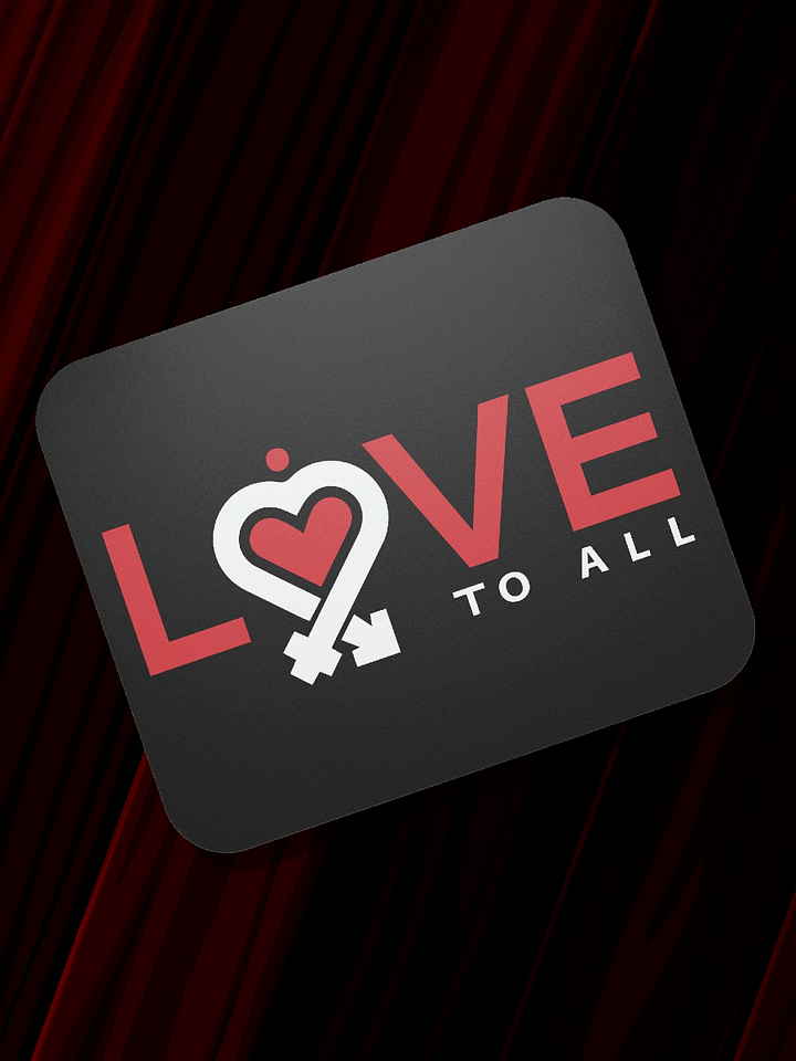 L2A 2025 Logo Small Black Mousepad product image (1)