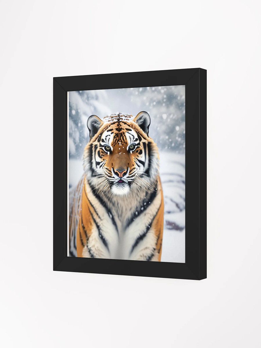 Framed High-Quality Matte Poster: A Siberian Tiger's Intensity product image (29)