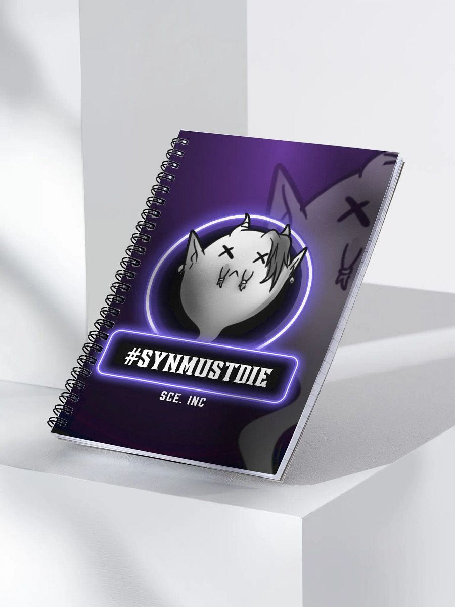 #SynMustDie spiral notebook product image (3)