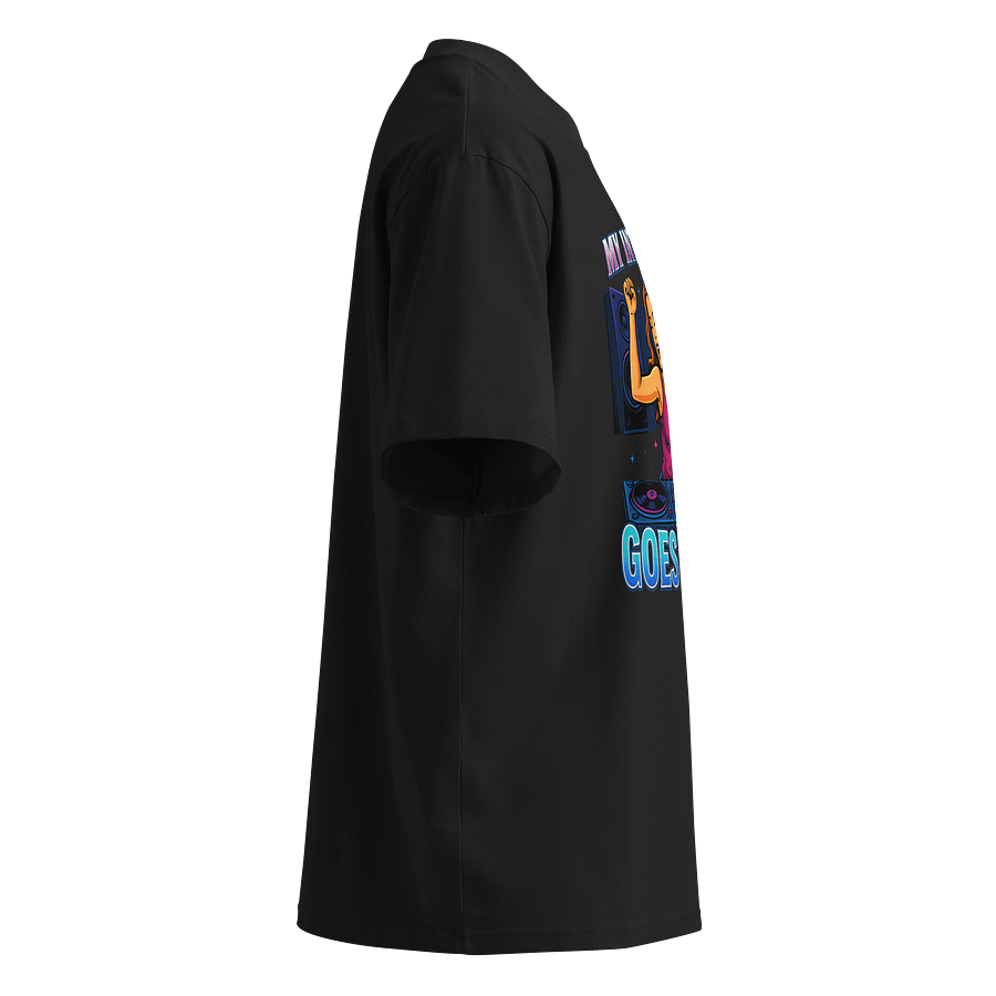 My Internal DJ Goes Hard - Music T-shirt - Stanley/Stella Unisex Organic Oversized T-Shirt SATU020 product image (3)
