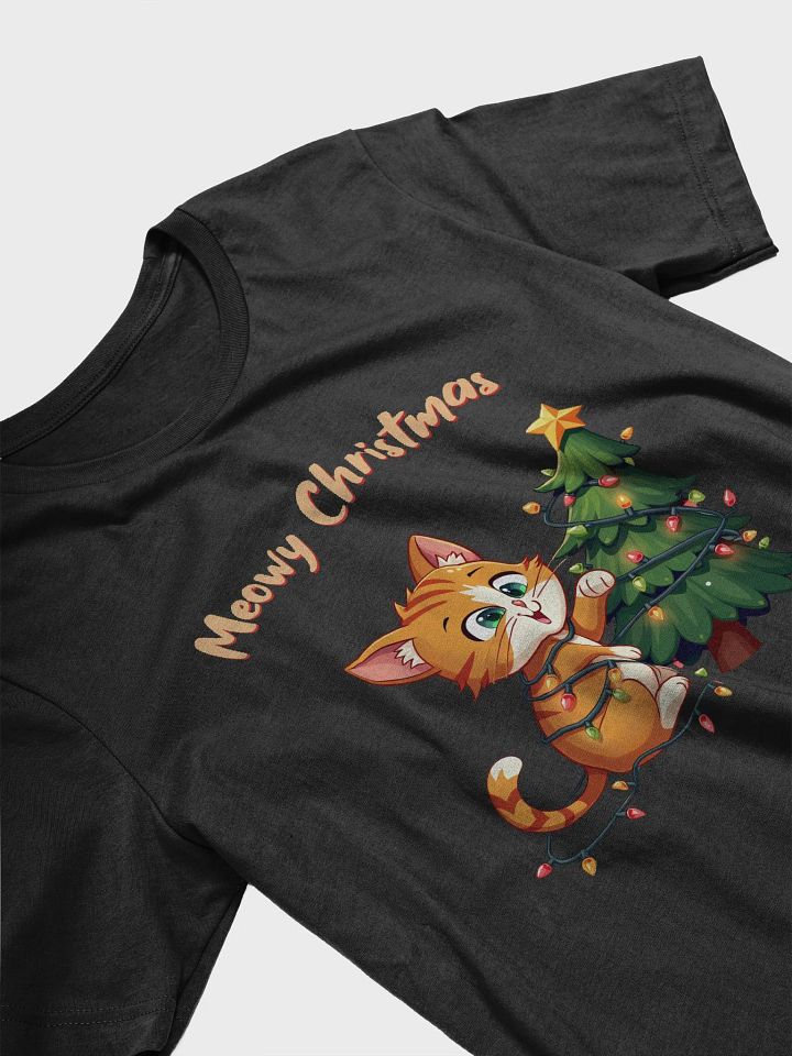 Meowy Christmas Cat T-Shirt product image (2)
