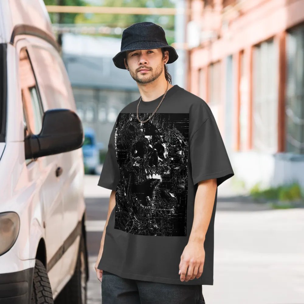 Distorted Chaos Unisex Oversized Faded T-Shirt product image (9)