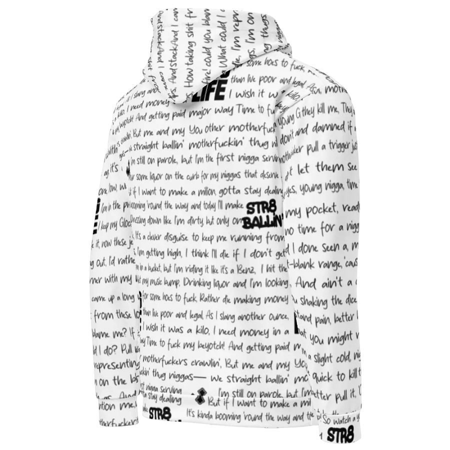 Str8 Ballin' - 2Pac - WHITE - Unisex Hoodie product image (4)