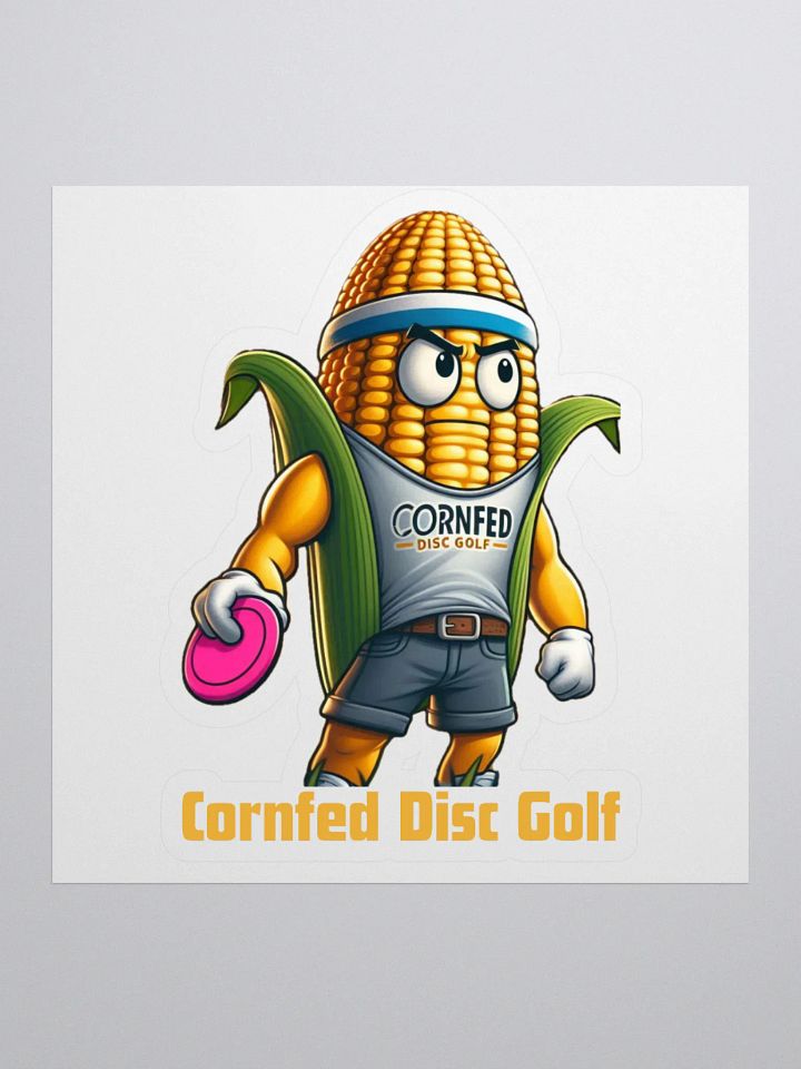 Cornfed Disc Golf Sticker 4" product image (1)