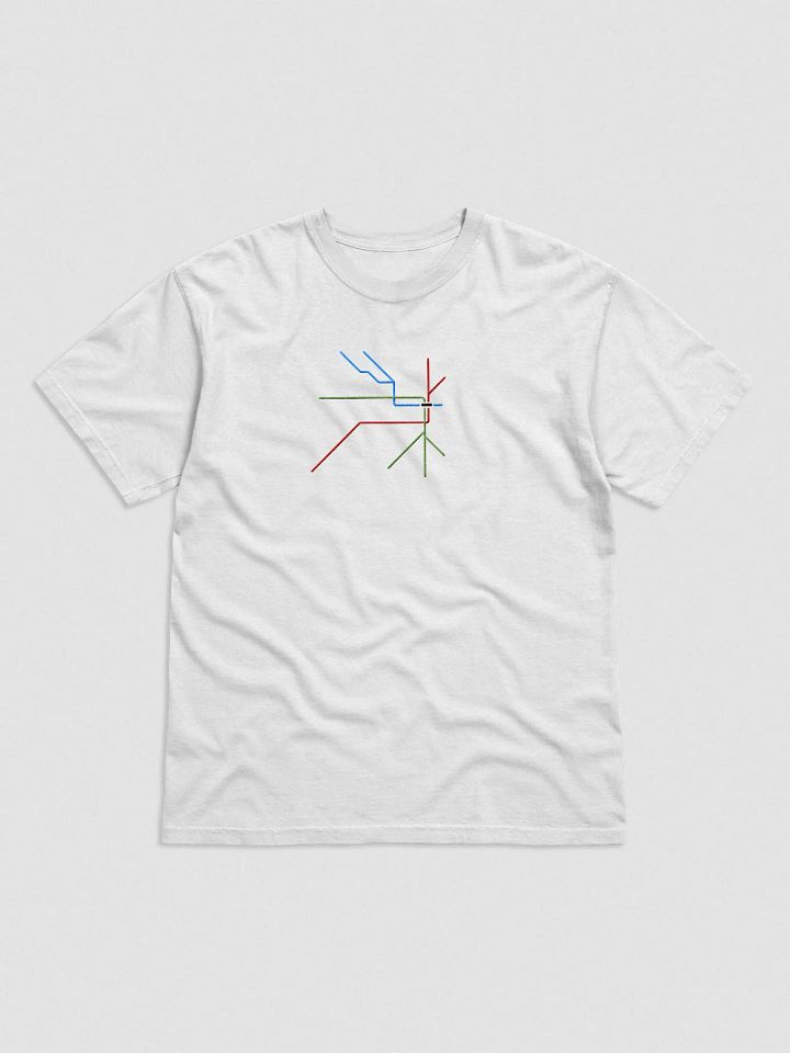 Embroidered Stockholm Metro Lines Shirt product image (2)