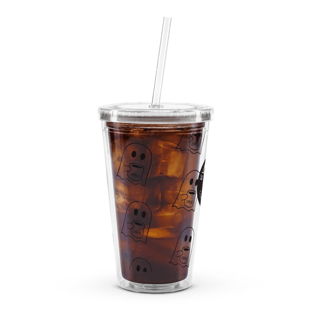 Spooky Spice | Clear Evergreen Tumbler (Black) product image (7)