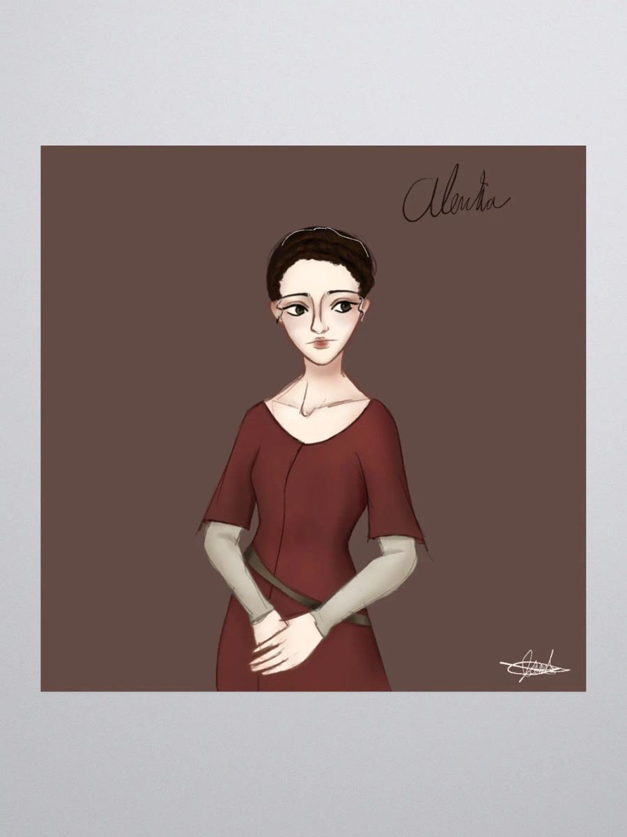 Alenka sticker, square product image (1)