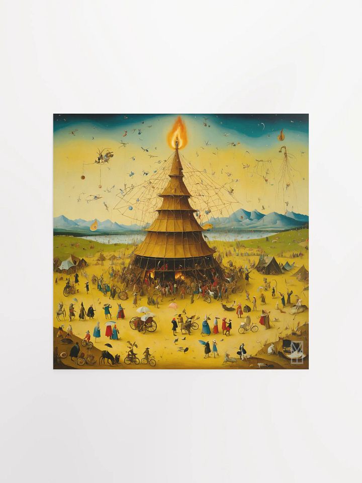 Poster Storm at the Festival: Surreal Interpretation product image (1)