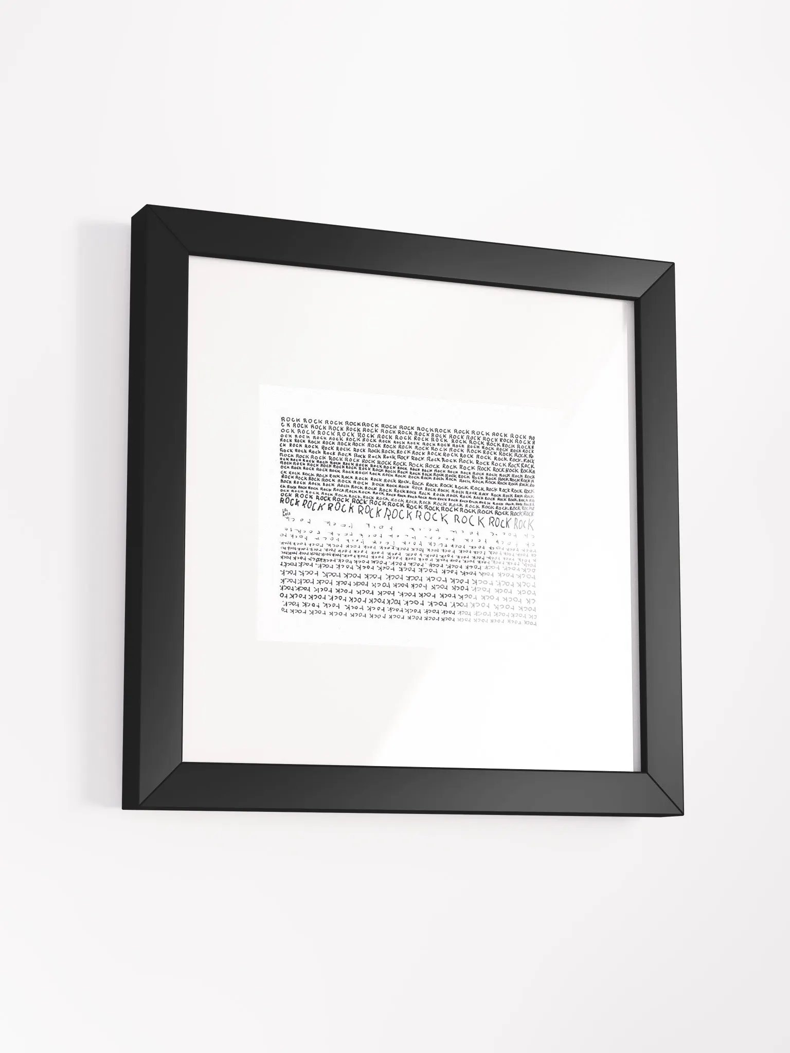 ROCKrock Panel Card Print Framed product image (3)