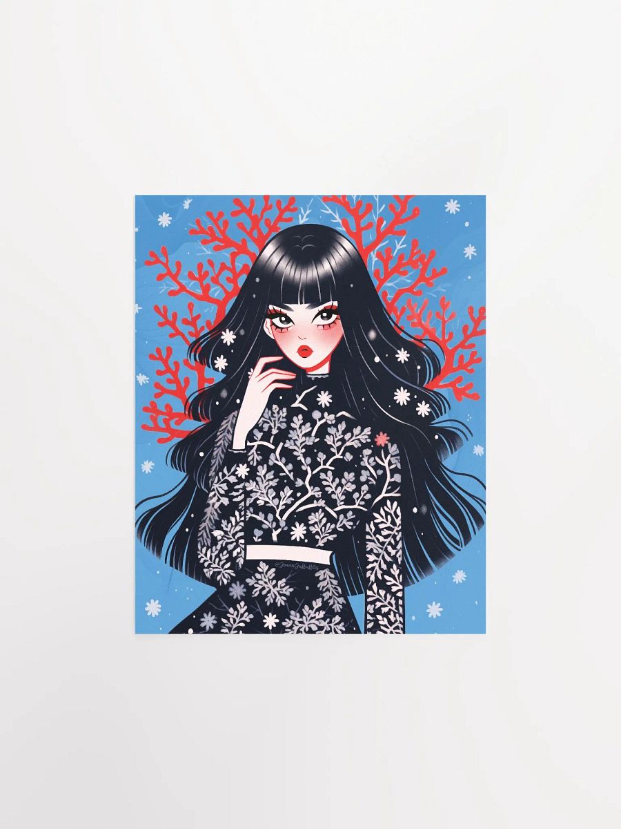 Snowy Fashion | Matte Paper Print product image (2)