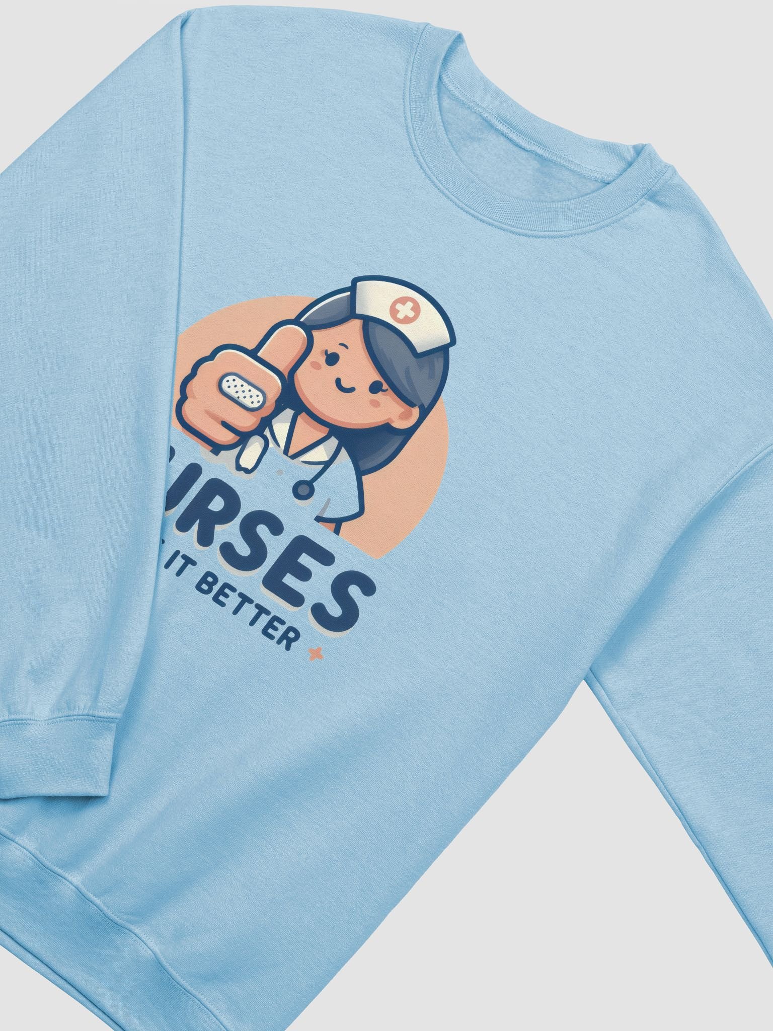 Nurse Power Thumbs-Up Sweatshirt product image (12)