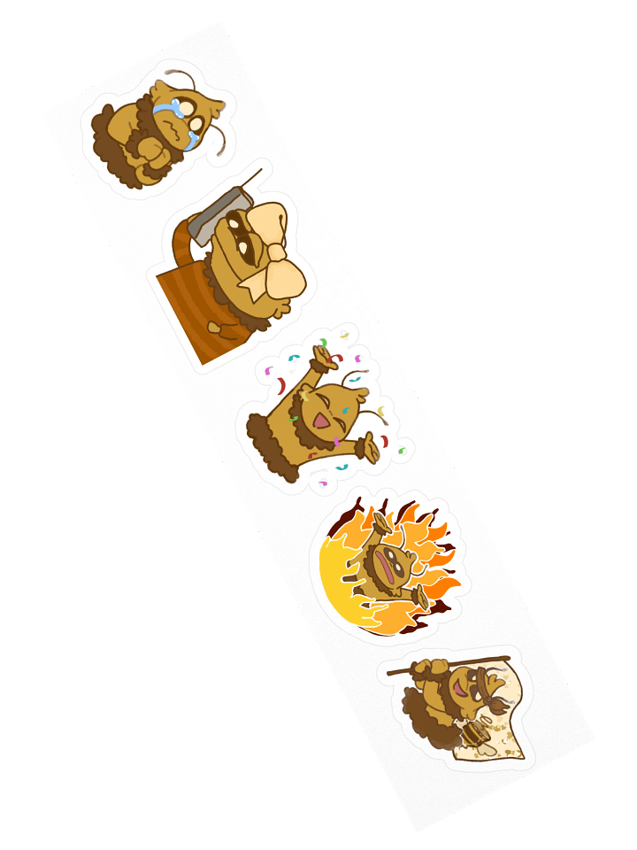 Emote Stickers - Set 2 product image (2)