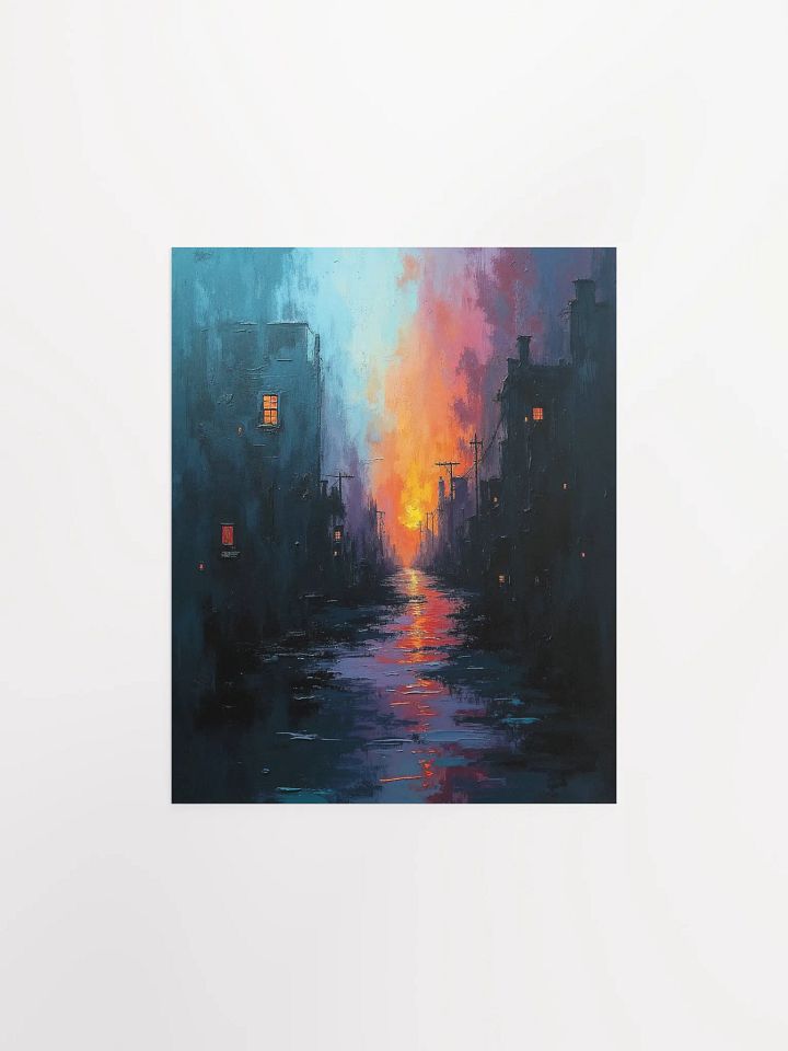 City Sunset Reflection Poster product image (1)