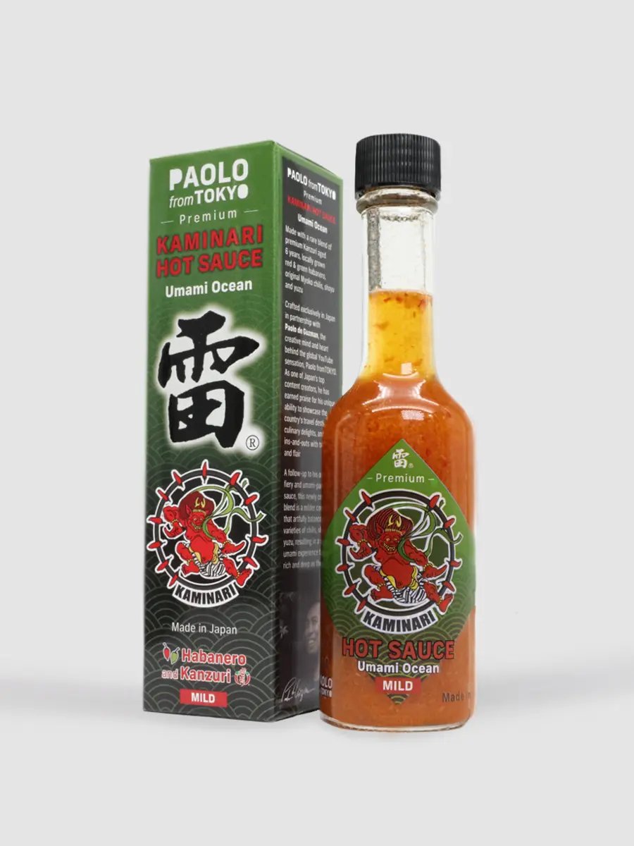Paolo fromTOKYO Premium Kaminari Hot Sauce - Umami Ocean product image (1)