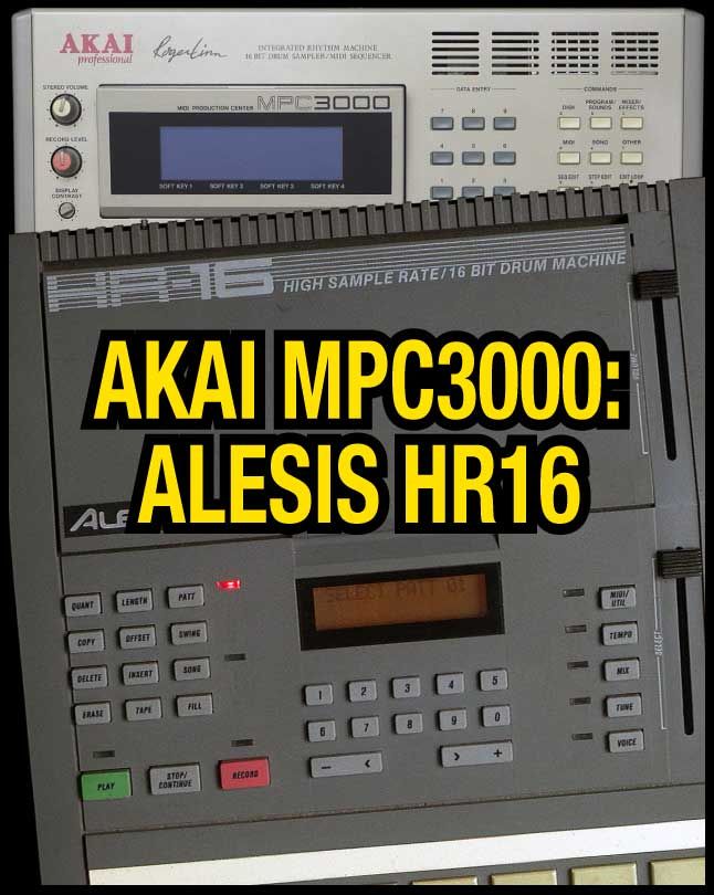 Akai MPC3000: Alesis HR16 product image (1)