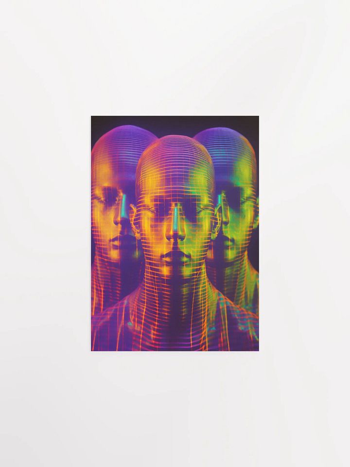 Trinity Holographic Heads Poster product image (1)