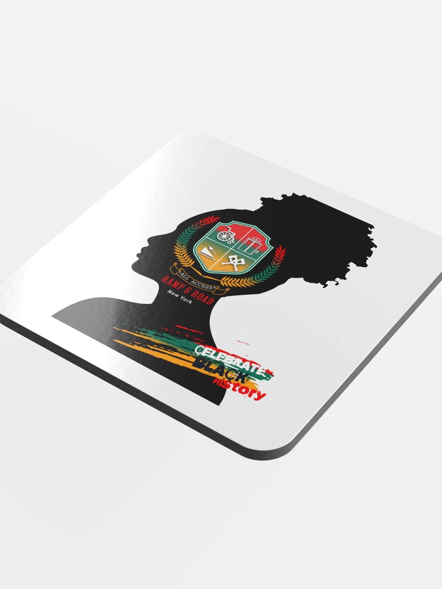 Celebrate Black History Glossed Cork Coaster product image (4)