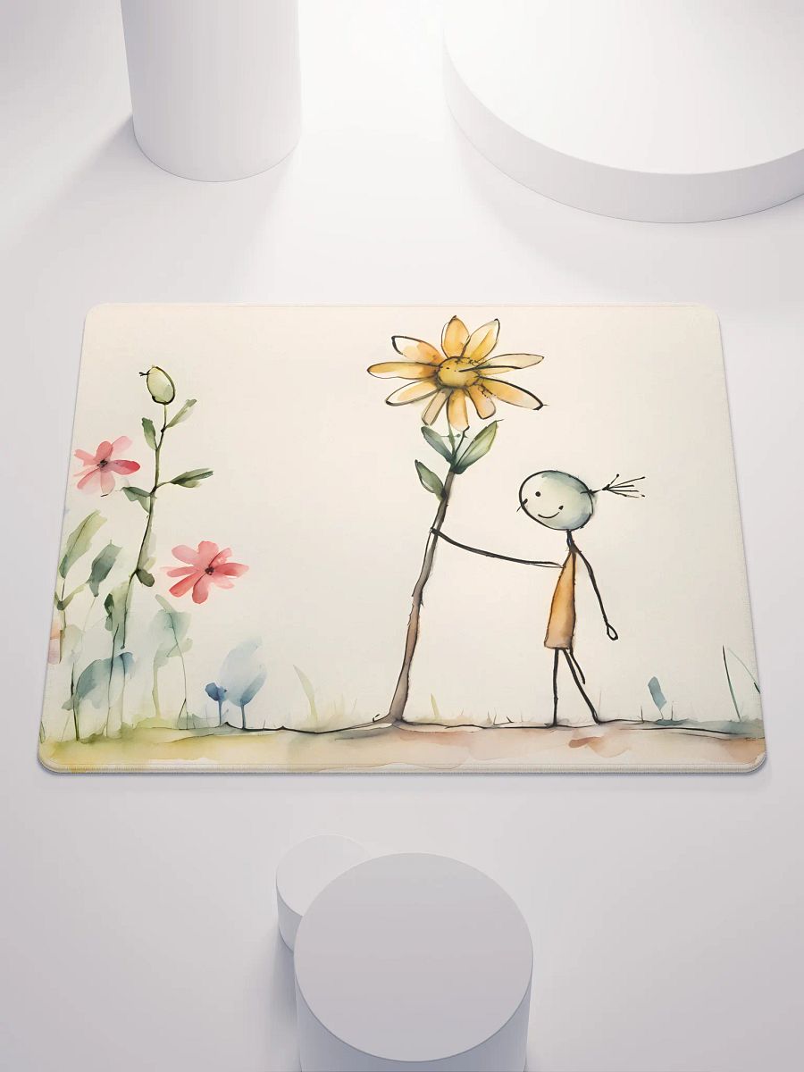 Planting Flowers for Breakfast, Gaming Mouse Pad, 2 Sizes product image (1)