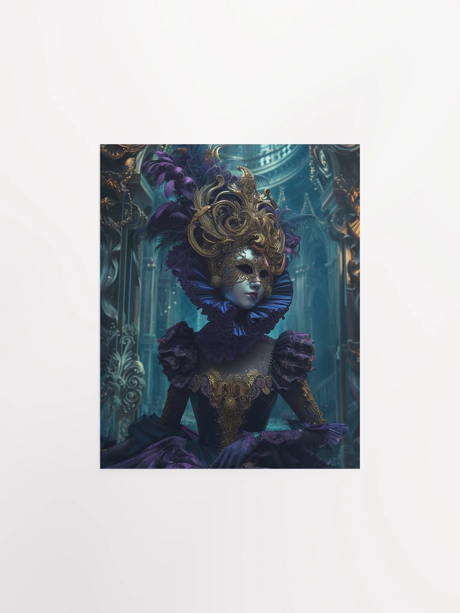 Royal Masquerade Matte Poster product image (1)