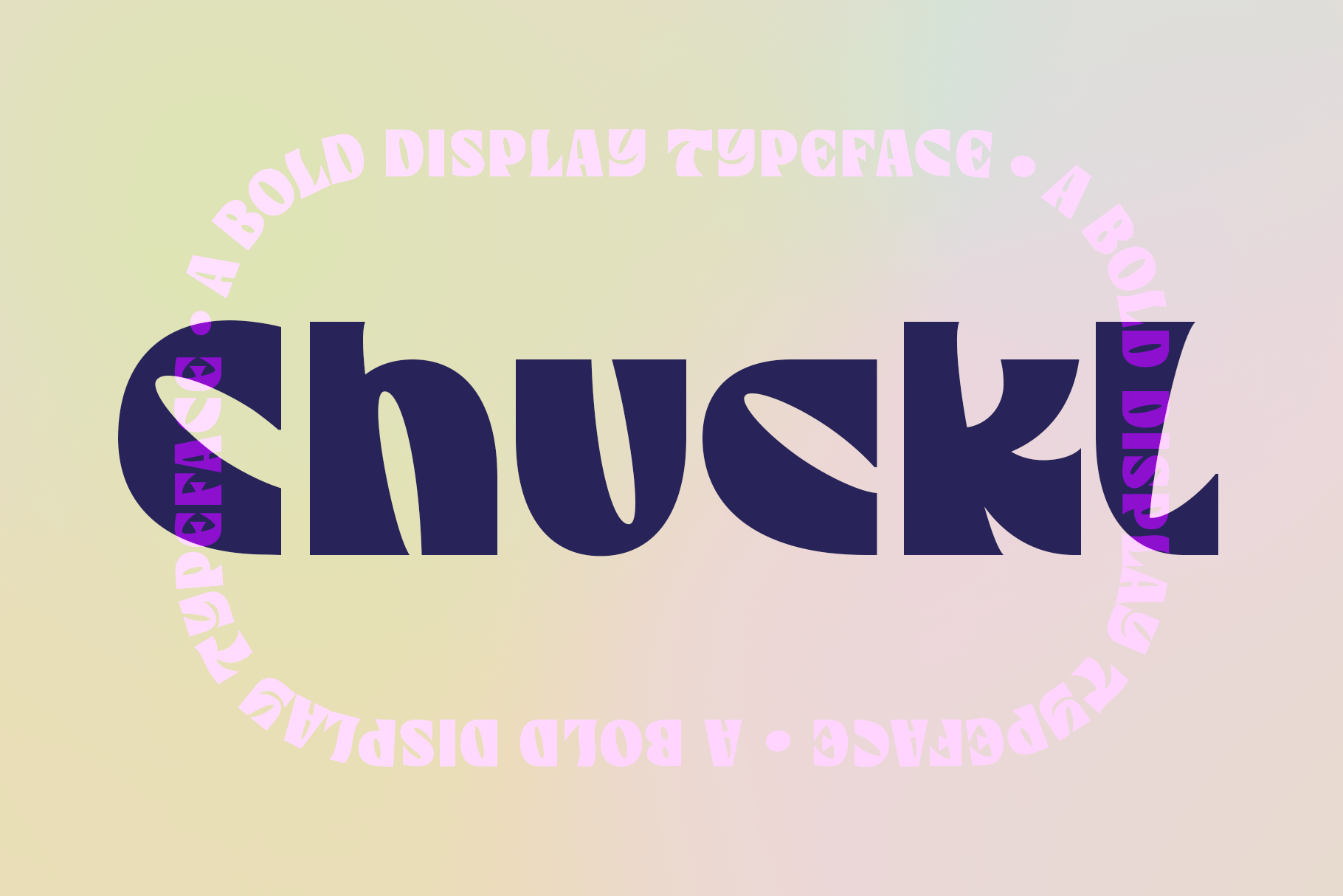 Chuckl | A Bold Display Typeface product image (2)