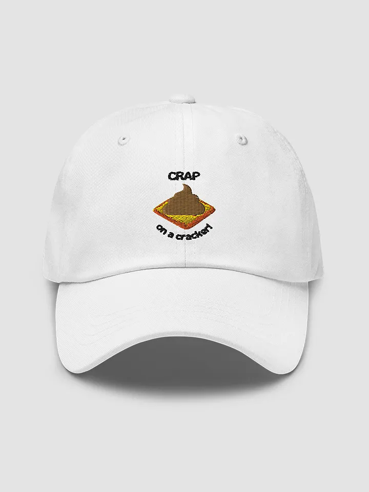 Cr*p on a Cracker Baseball Cap (White) product image (1)