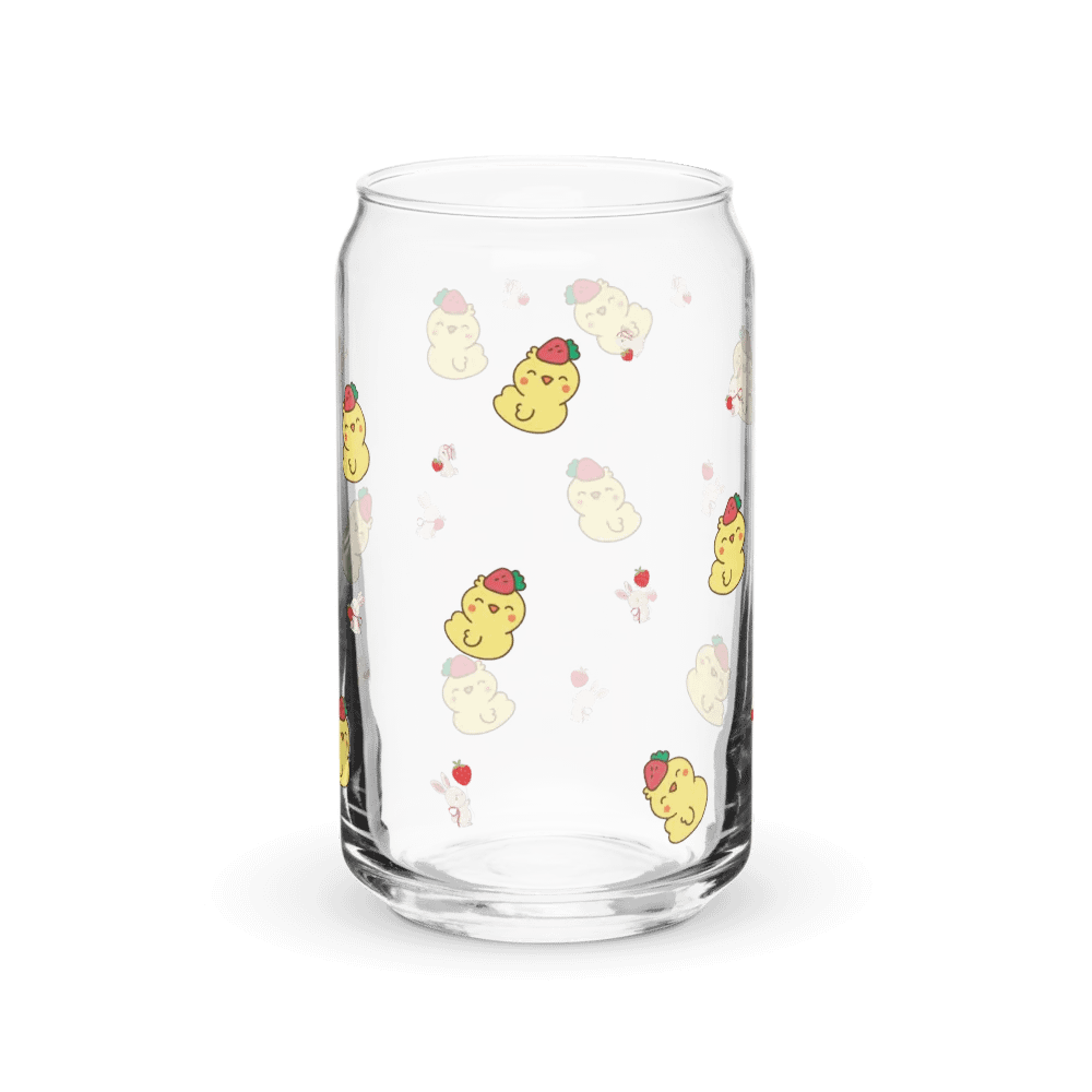 Chickie Strawberries Can Glass product image (2)