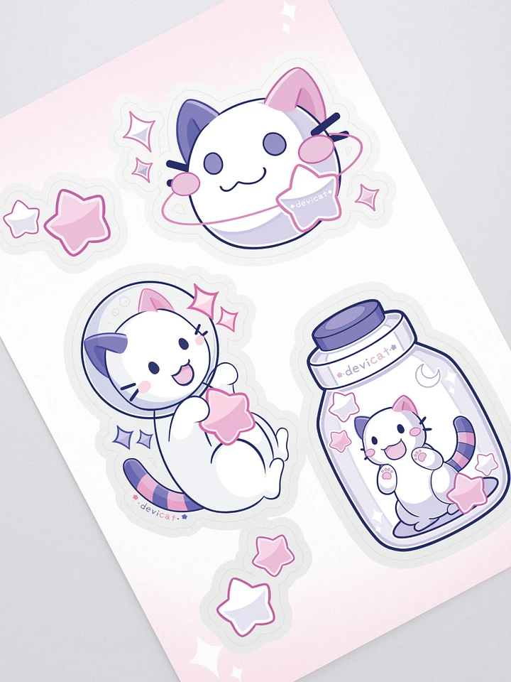 Sticker Sheet • CandiCat Space Cat product image (1)