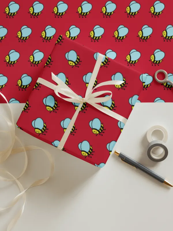 Bee Festive Giftwrap product image (2)