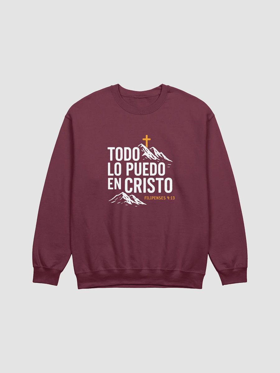 Sudadera Unisex Cuello Redondo | Todo lo puedo en Cristo product image (17)