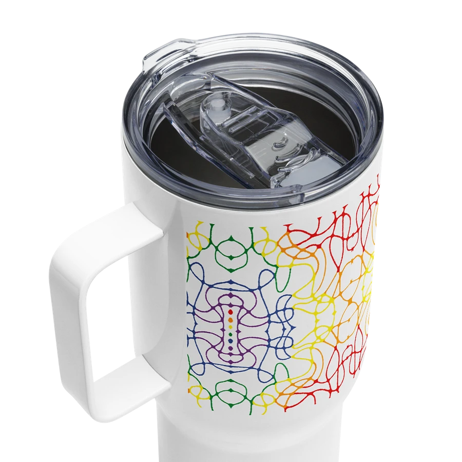 Rainbow Abstract - Travel Mug product image (4)