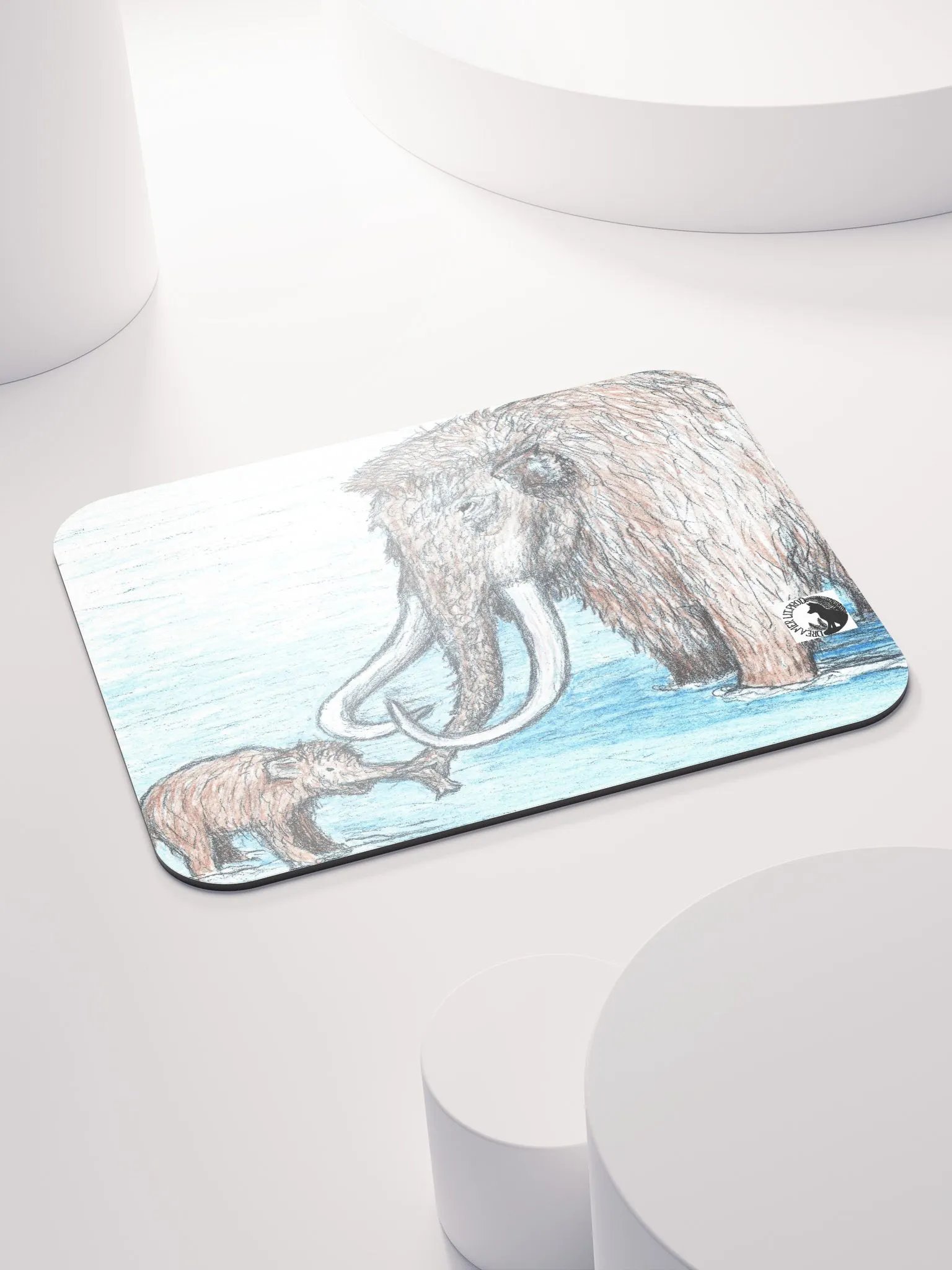 Mammoth Mama and Baby Mouse Pad product image (4)