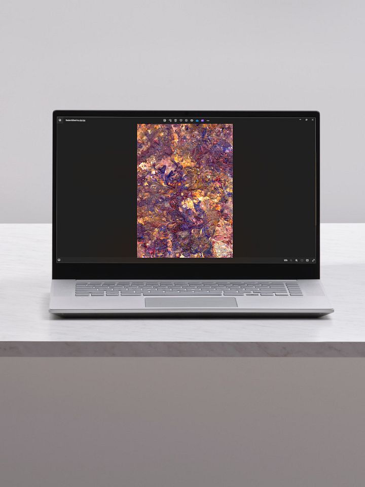 Victorian Flowers Fluid Acrylic Digital Download product image (1)
